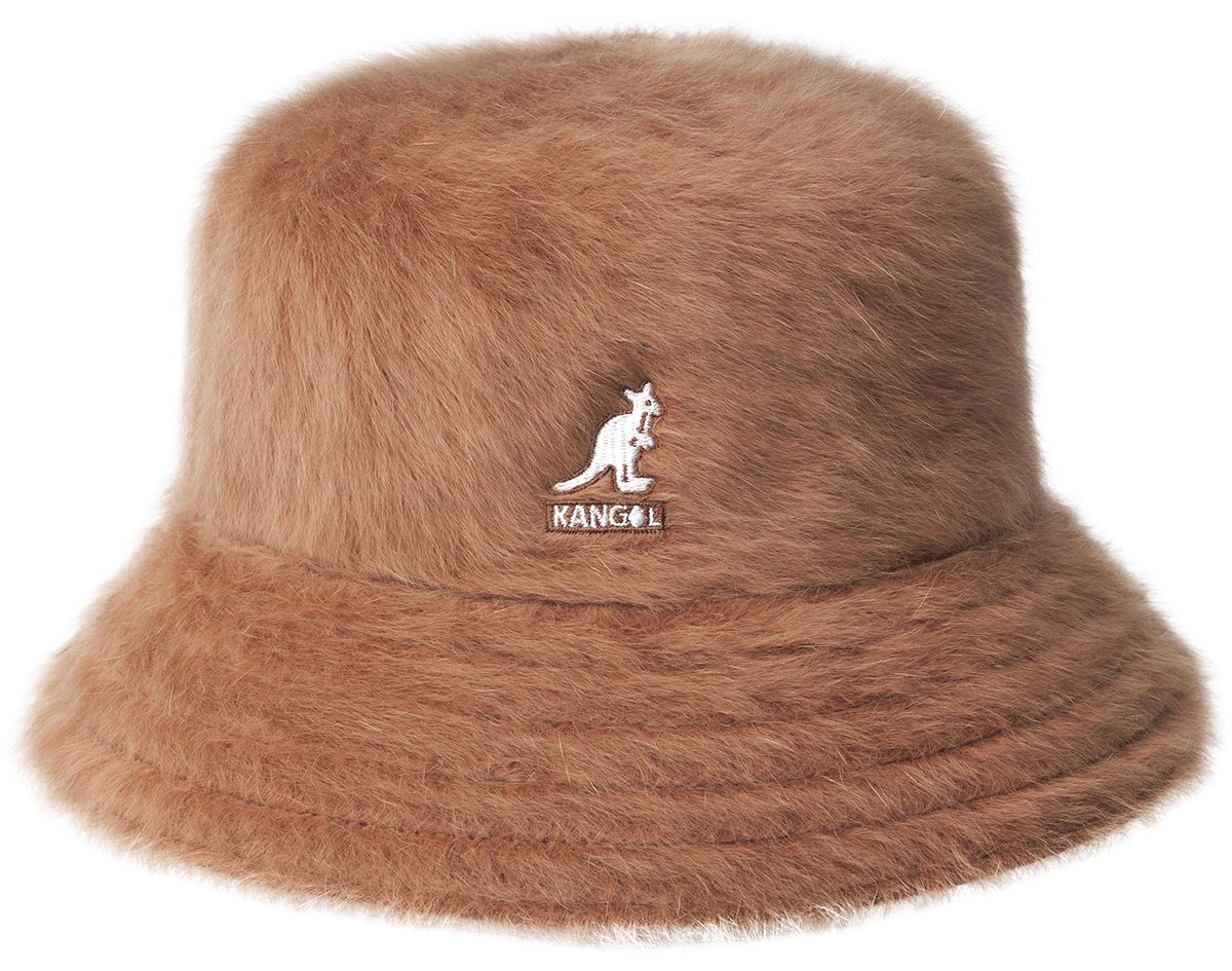 Kangol Mahogany Brown Furgora Genuine Rabbit Fur Bucket Hat